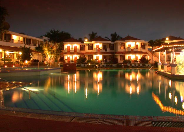 Night View of Heritage Village Club, Goa