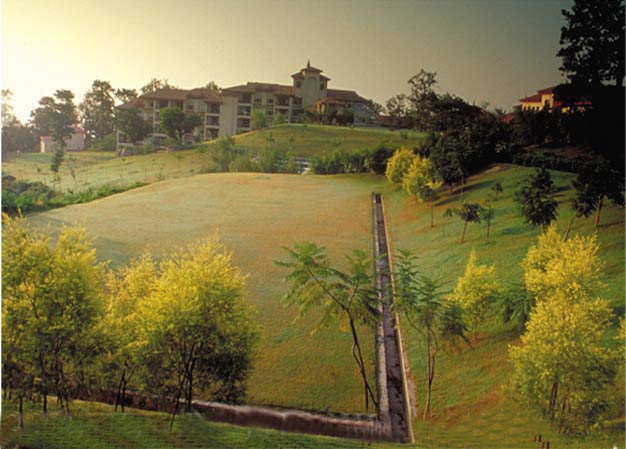 Green Surroundings of Ananda in the Himalayas, Narendra Nagar